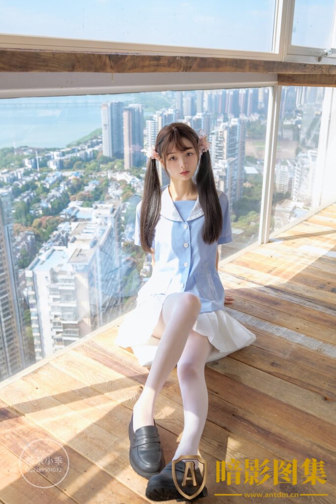 图片[3]-稚乖画册 晴空-01 赤西夜夜 白丝双马尾JK制服 [79P-600.9MB]-暗影图集