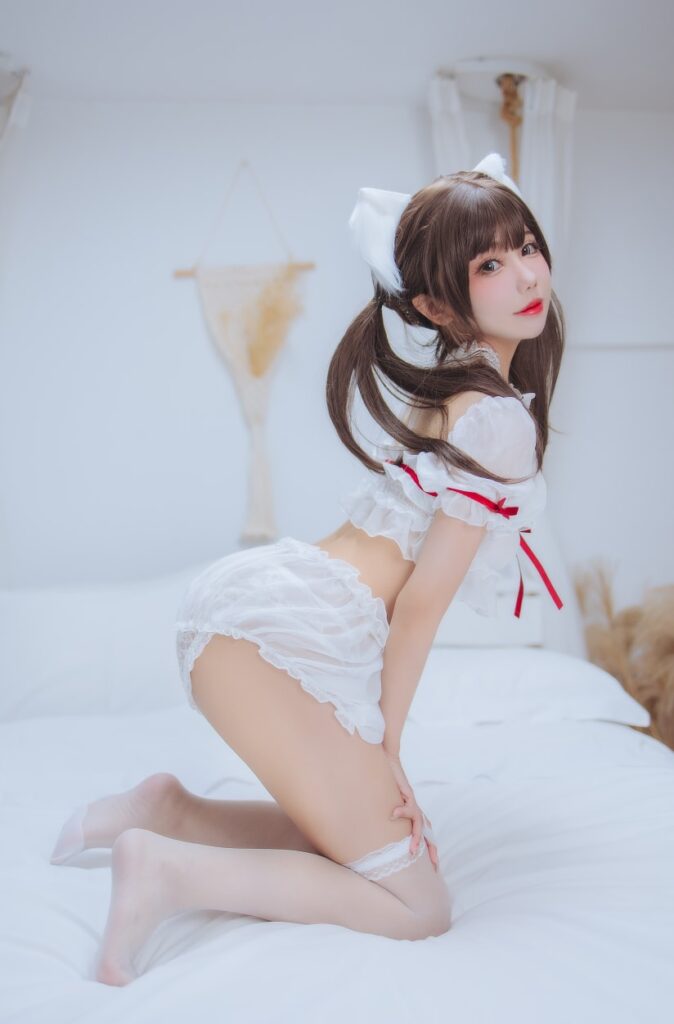 图片[2]-仙女月 NO.17 白猫少女[50P-524MB]-暗影图集